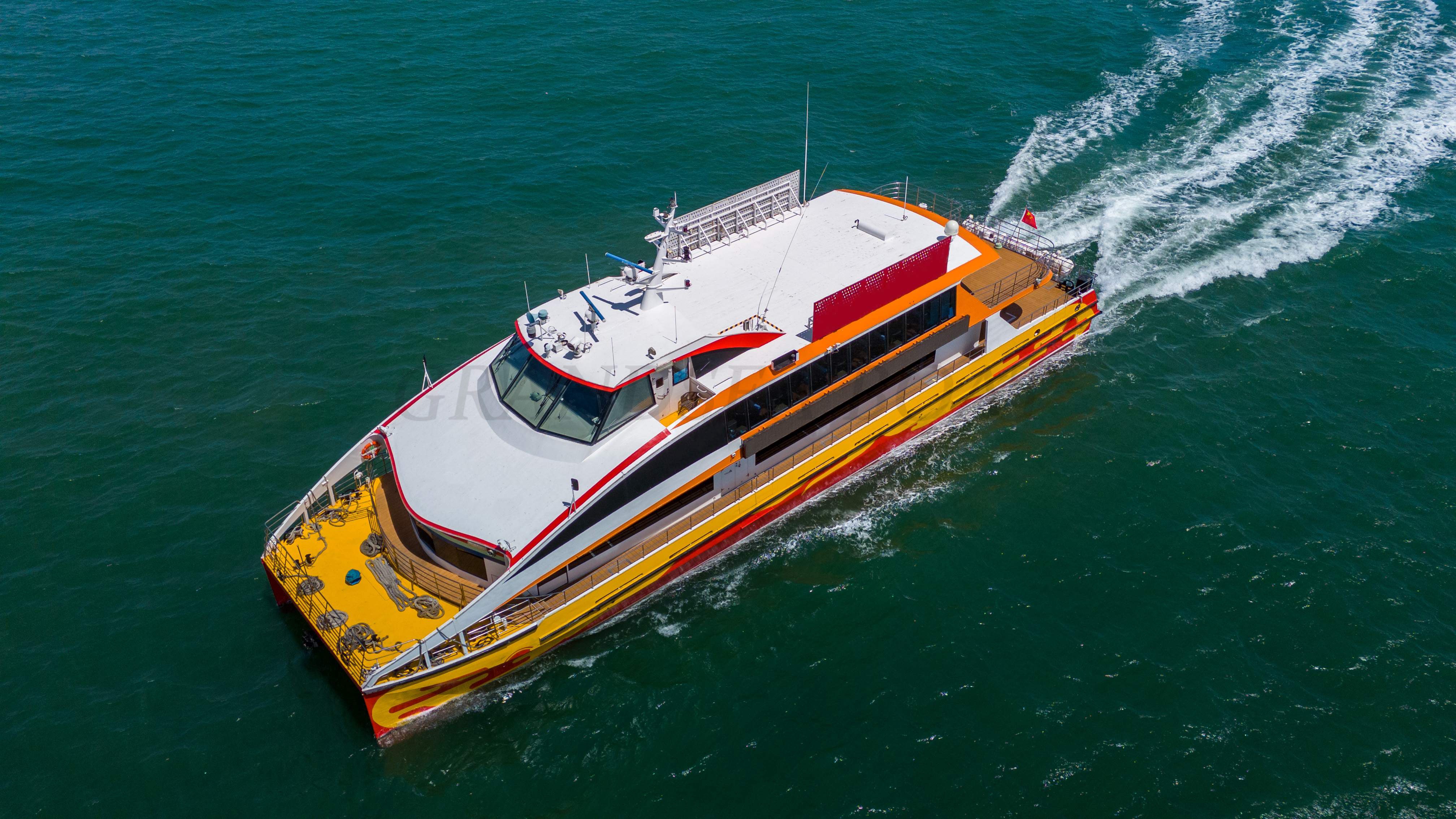 Grandsea 117ft Aluminum Catamaran Commercial Passenger Boats Passenger Ferry Boat for sale