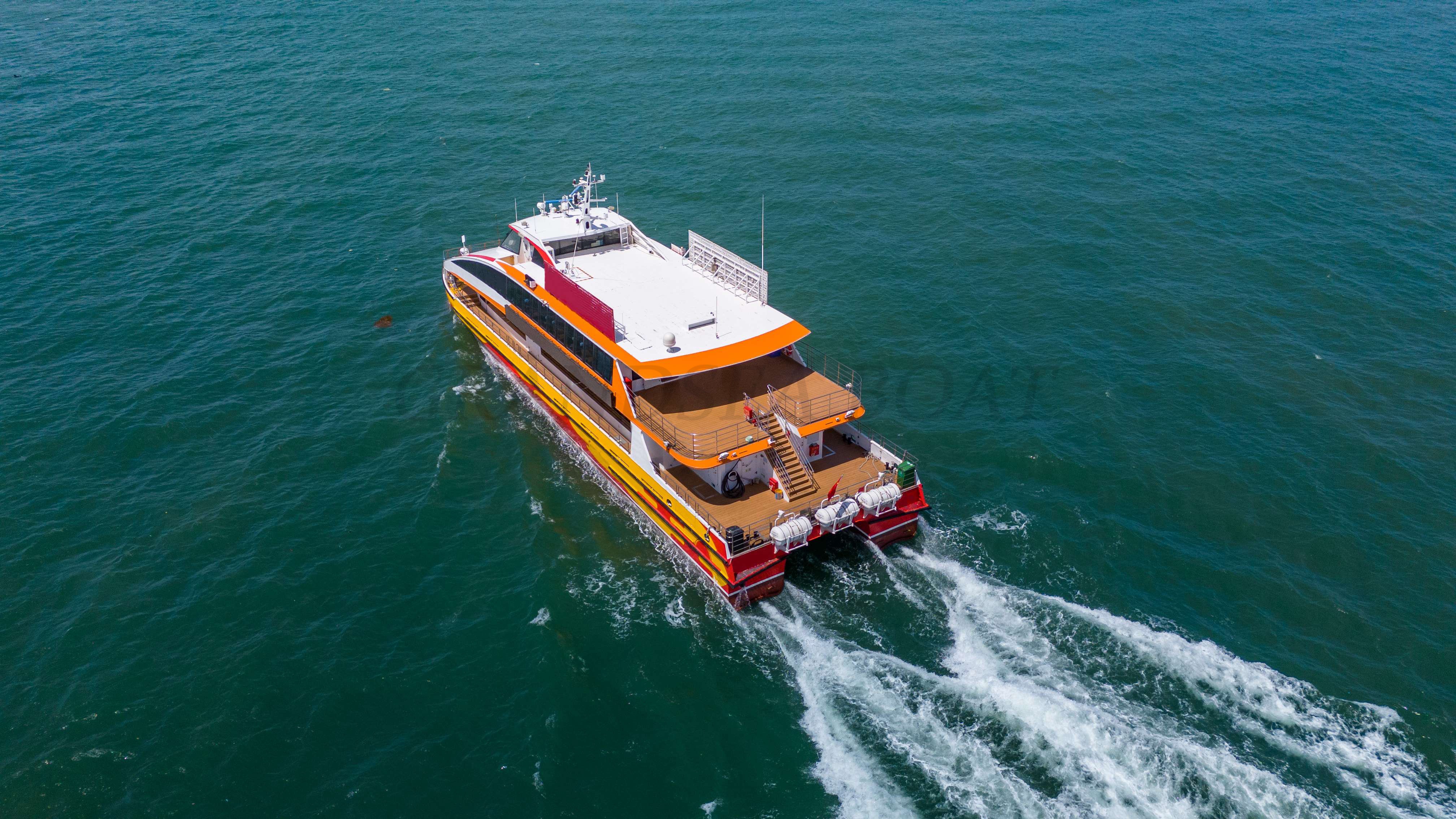 Grandsea 117ft Aluminum Catamaran Commercial Passenger Boats Passenger Ferry Boat for sale