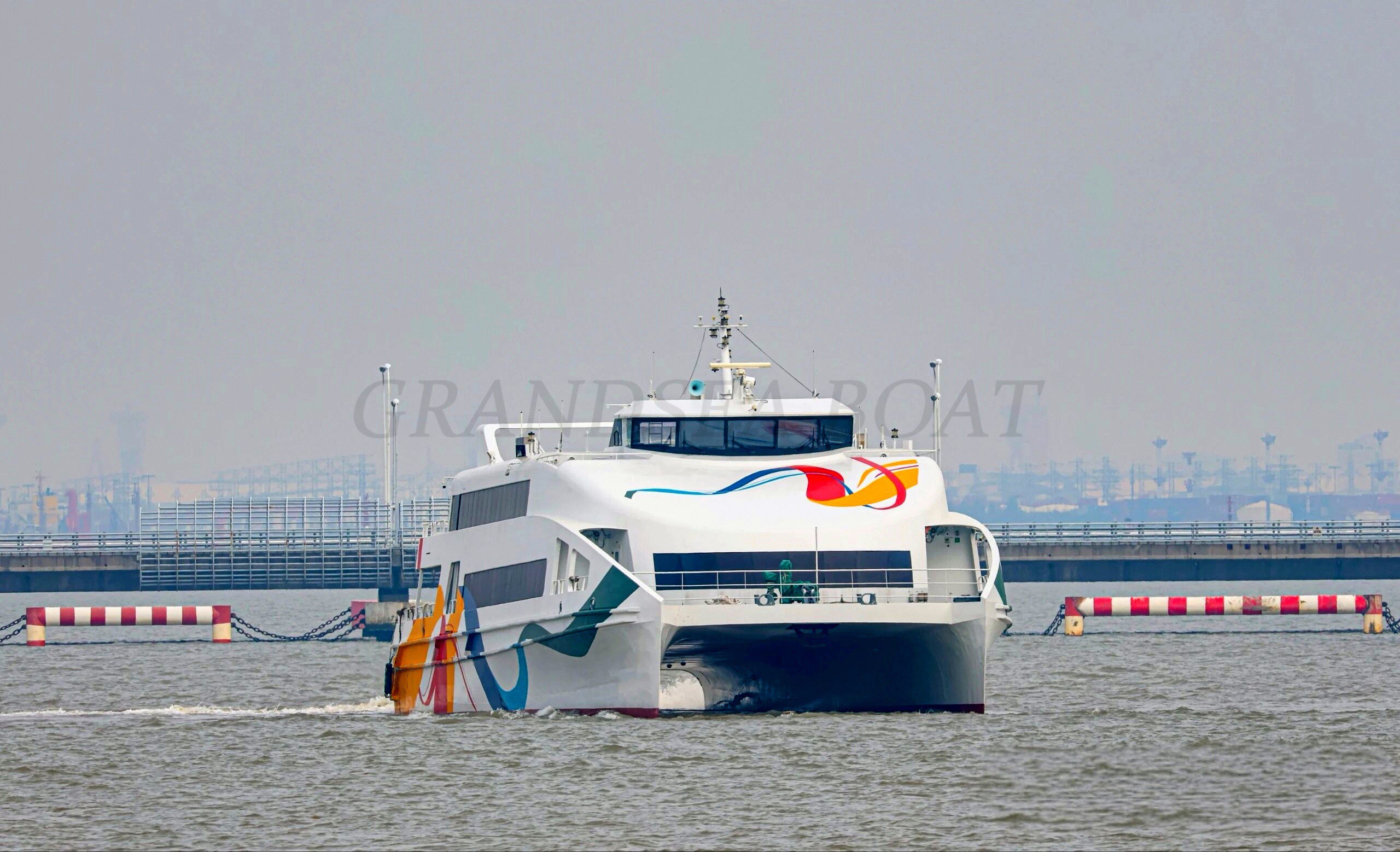 Grandsea 45m Aluminium Catamaran 500 seates Passenger liner Ship Ocean Liner Catamaran Passenger Boat for sale
