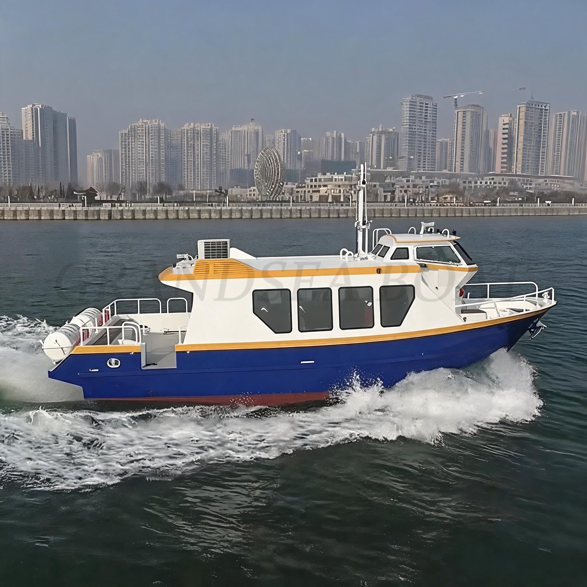 Grandsea 42ft 30 Persons Aluminium Passenger Ferry for Sale