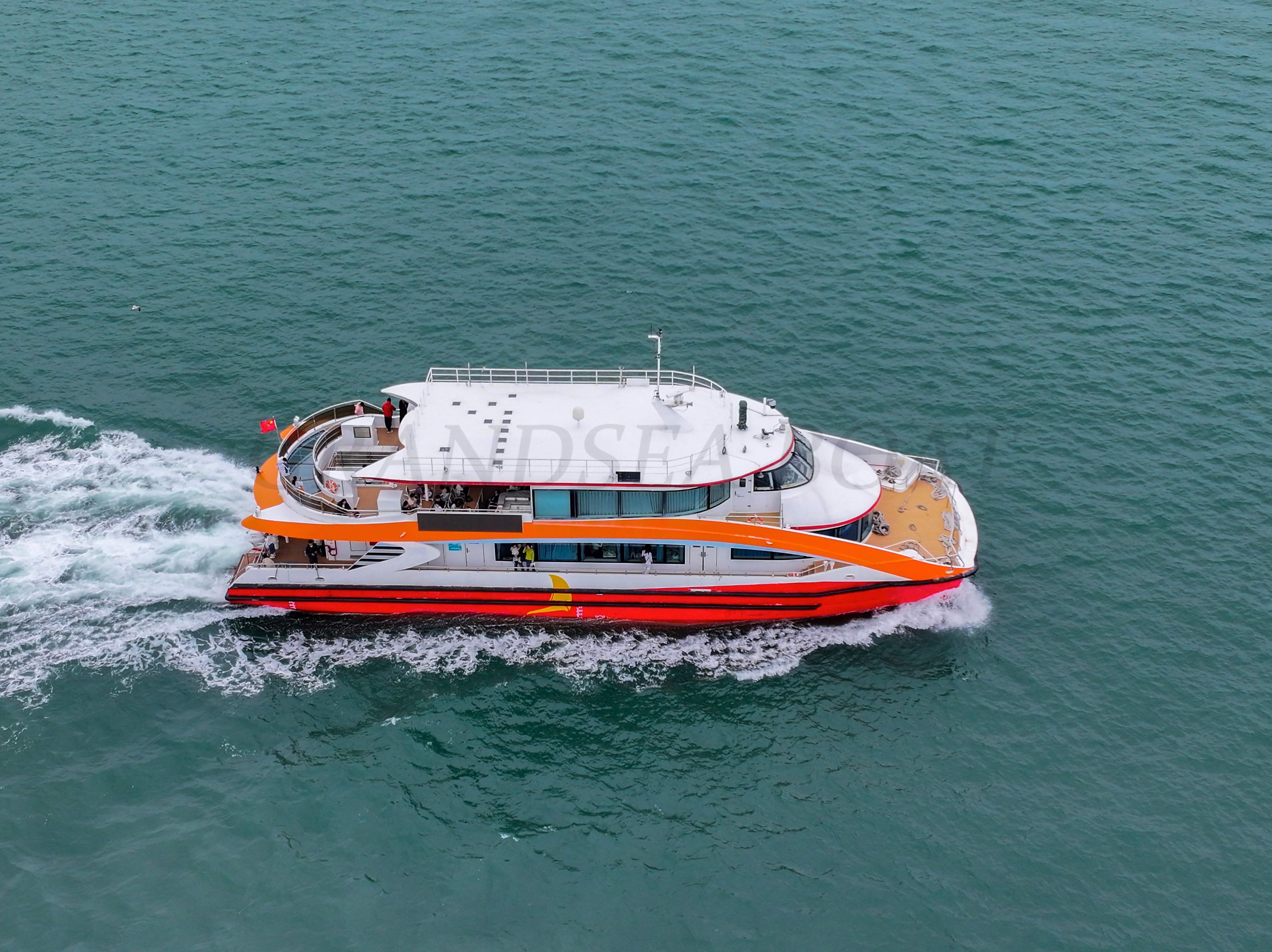 Grandsea 37m Aluminium Catamaran 340persons Tourist Boats Sightseeing Boat for sale