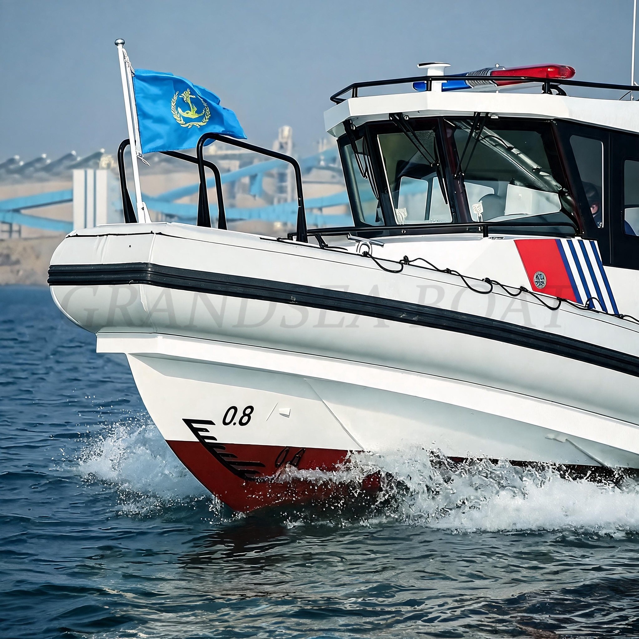 Grandsea 7.6m Aluminium High Speed Patrol Boat Aluminum Military Boats Police Boats