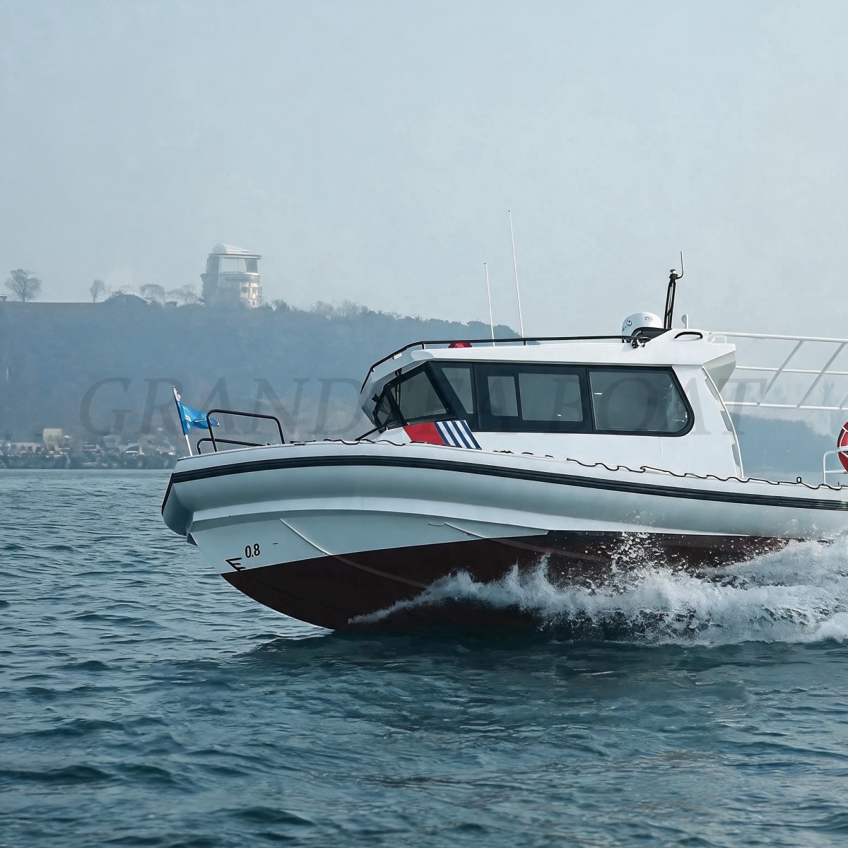 Grandsea 7.6m Aluminium High Speed Patrol Boat Aluminum Military Boats Police Boats