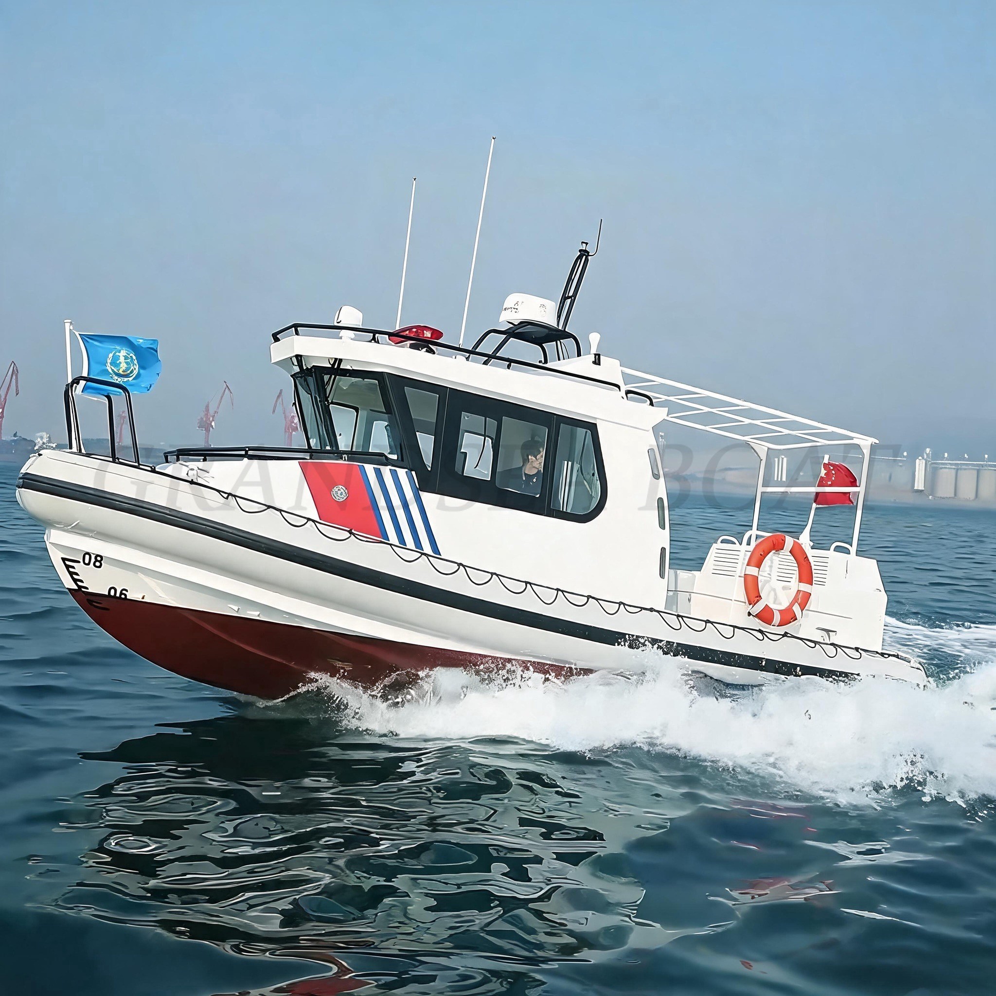 Grandsea 7.6m Aluminium High Speed Patrol Boat Aluminum Military Boats Police Boats