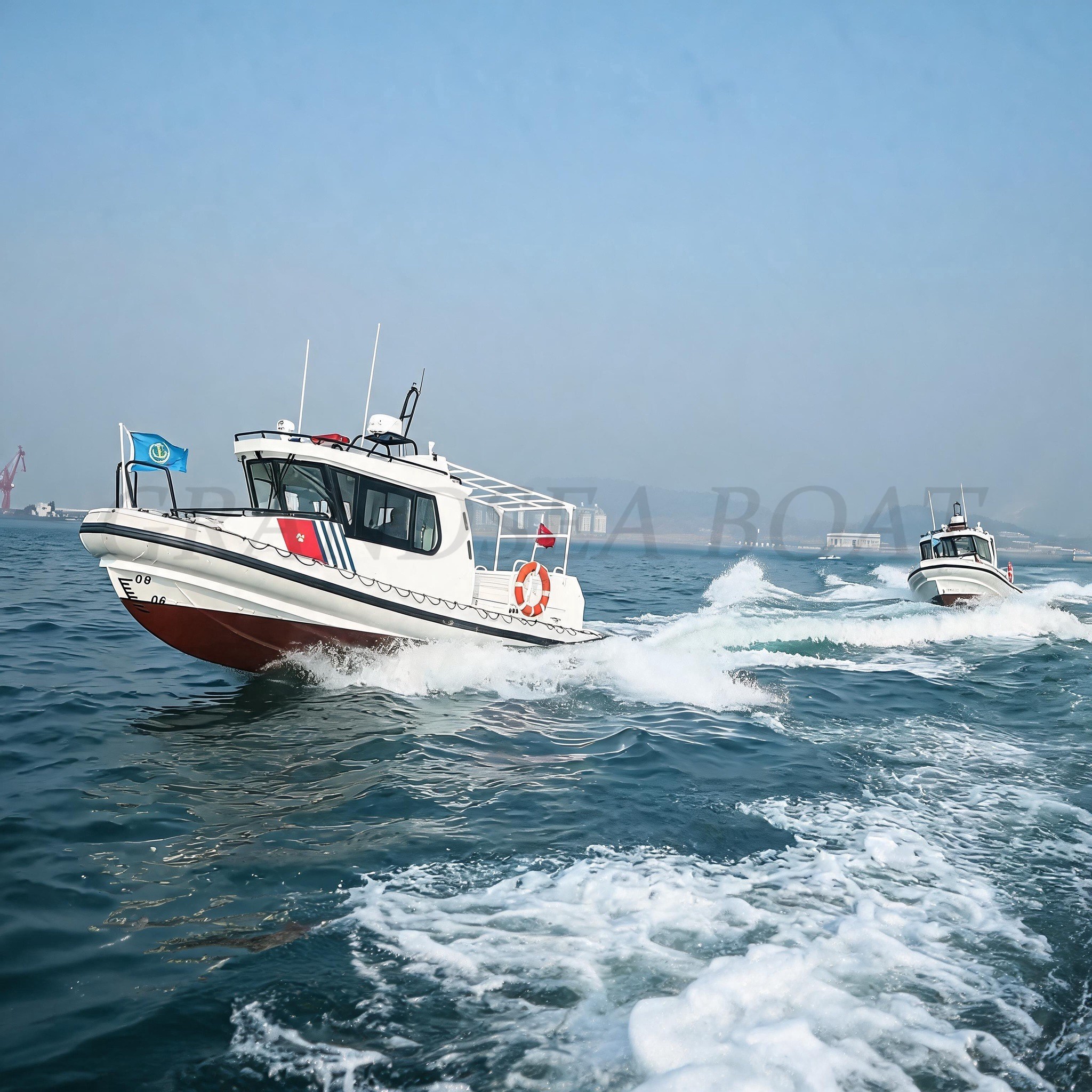 Grandsea 7.6m Aluminium High Speed Patrol Boat Aluminum Military Boats Police Boats