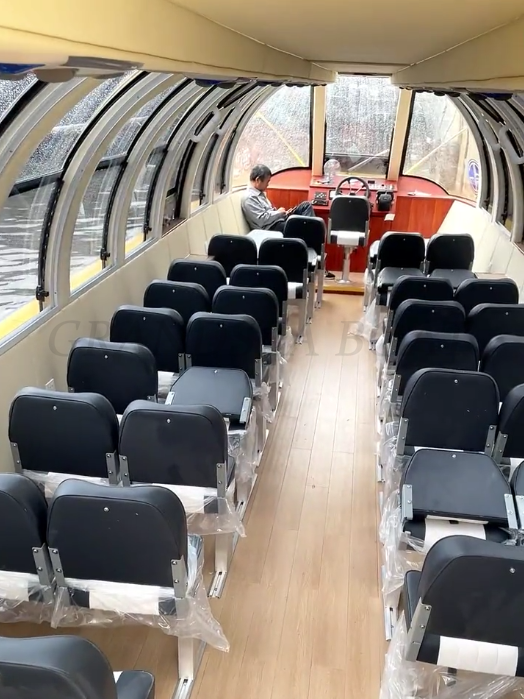 Grandsea 38ft 40 Passenger FRP Color Water Taxi Boat for Sale