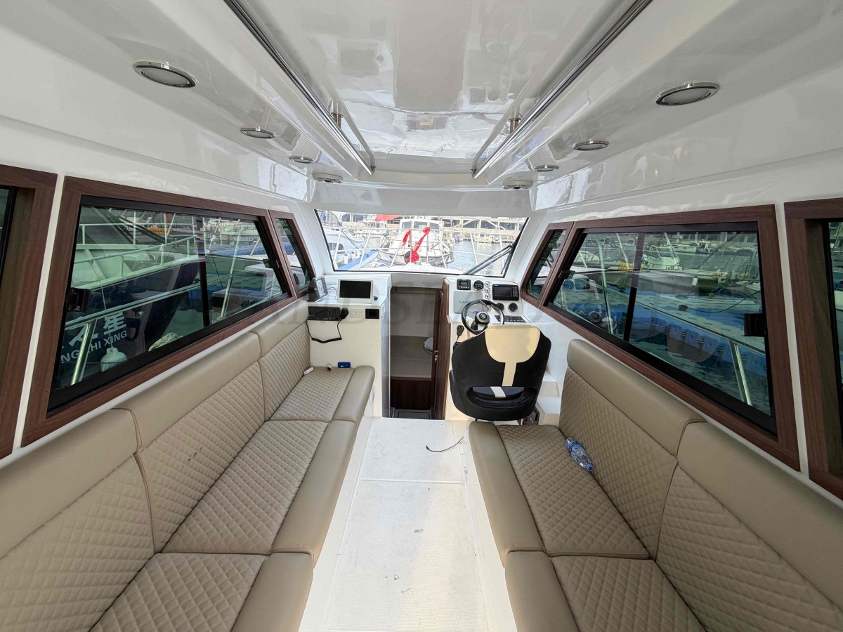 Grandsea Length 12m FRP Family Use Cabin Cruiser Pleasure Sport Fishing Boat for sale