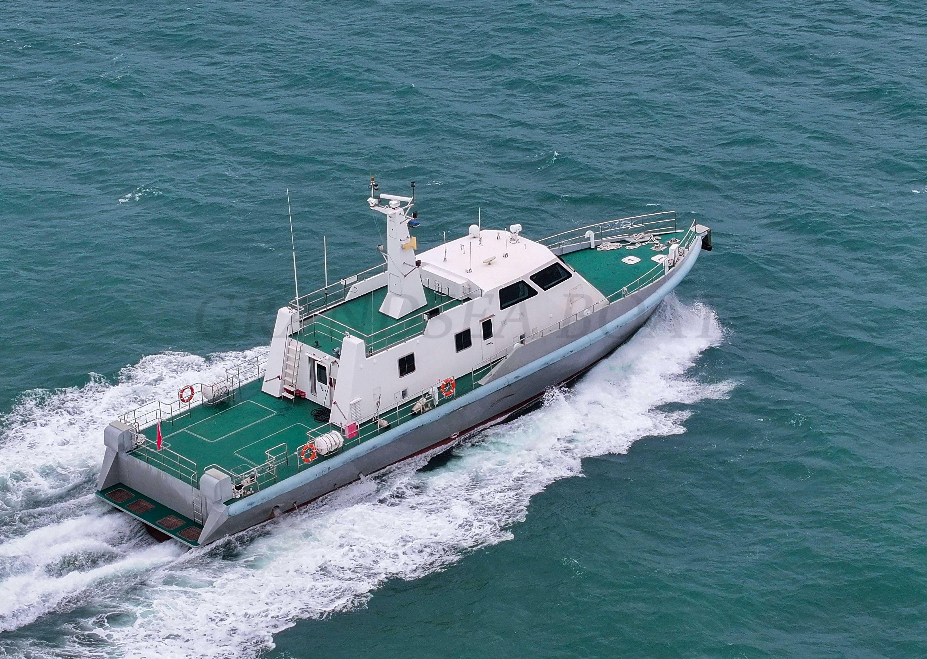 Grandsea 31m High Speed Fiberglass Patrol Boat Law enforcement boat FRP Patrol Vessel Government boat for sale
