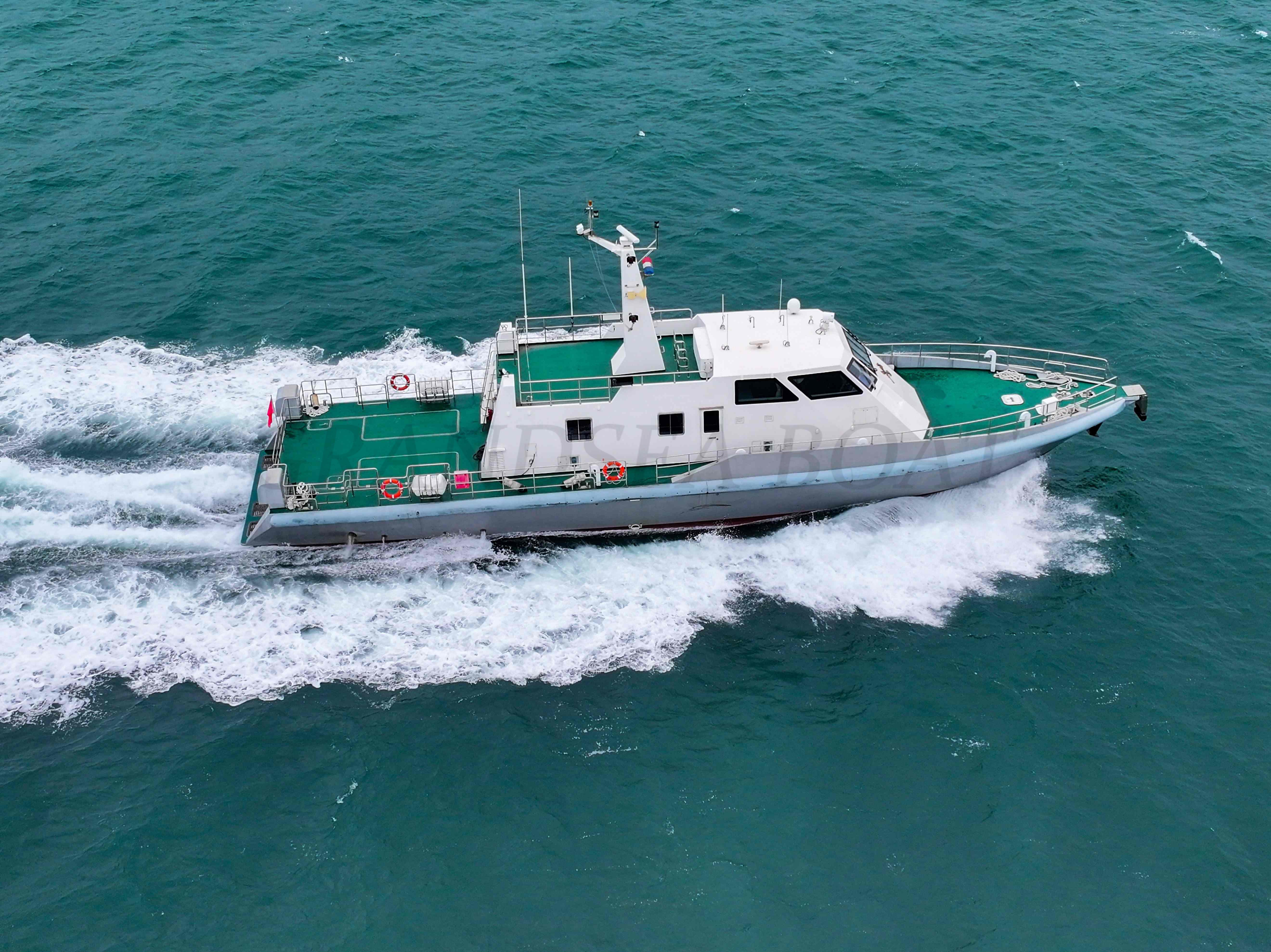 Grandsea 31m High Speed Fiberglass Patrol Boat Law enforcement boat FRP Patrol Vessel Government boat for sale