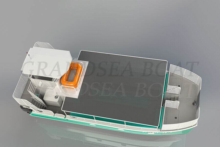 Grandsea 11.6m Aluminum Catamaran Sightseeing Diving Passenger Boat