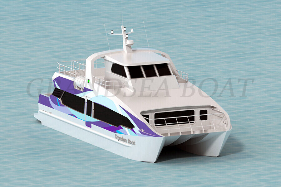 17m Aluminum Catamaran 70 Persons Passenger Ferry Boat for Sale