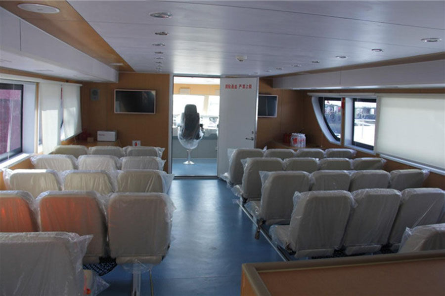 90persons aluminum Catamaran Speed Passenger Ferry Boat