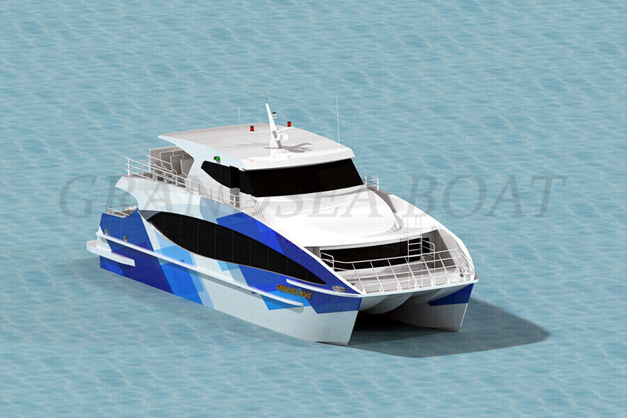 Grandsea 100 Passenger Aluminum Catamaran Ferry/passenger/high Speed Boat/ship for Sale
