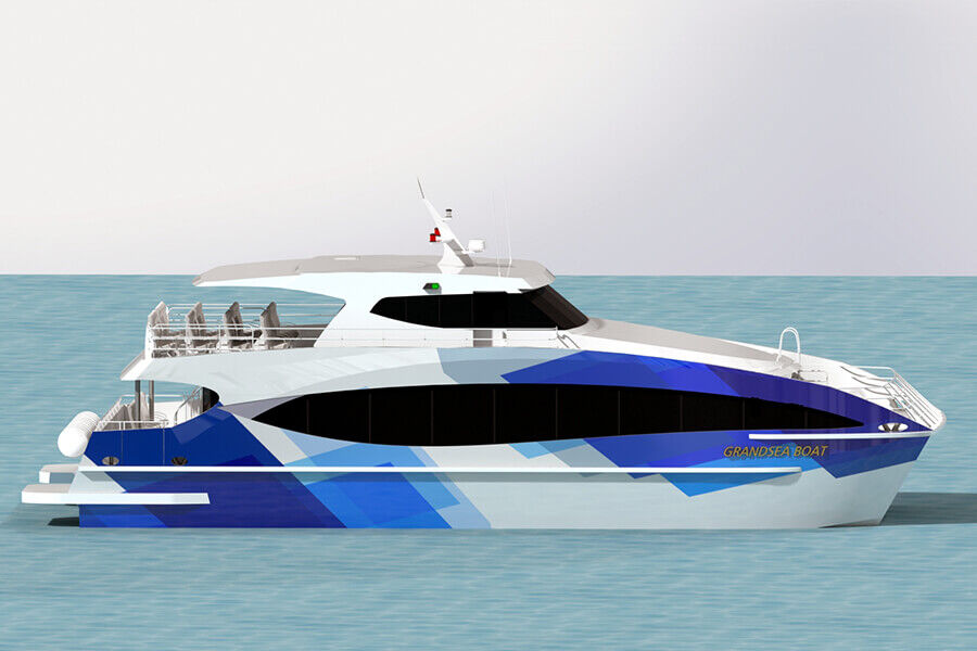 Grandsea 100 Passenger Aluminum Catamaran Ferry/passenger/high Speed Boat/ship for Sale