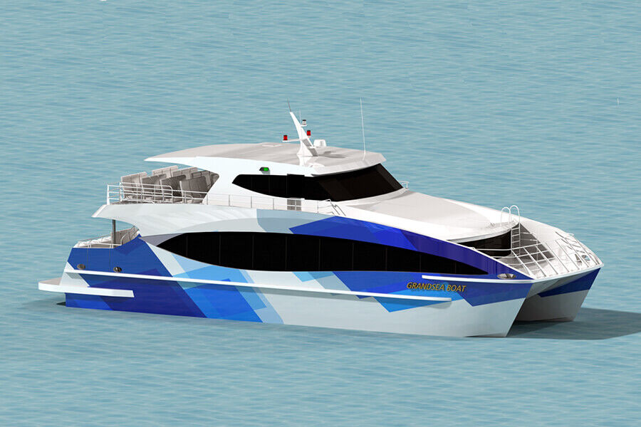 Grandsea 100 Passenger Aluminum Catamaran Ferry/passenger/high Speed Boat/ship for Sale