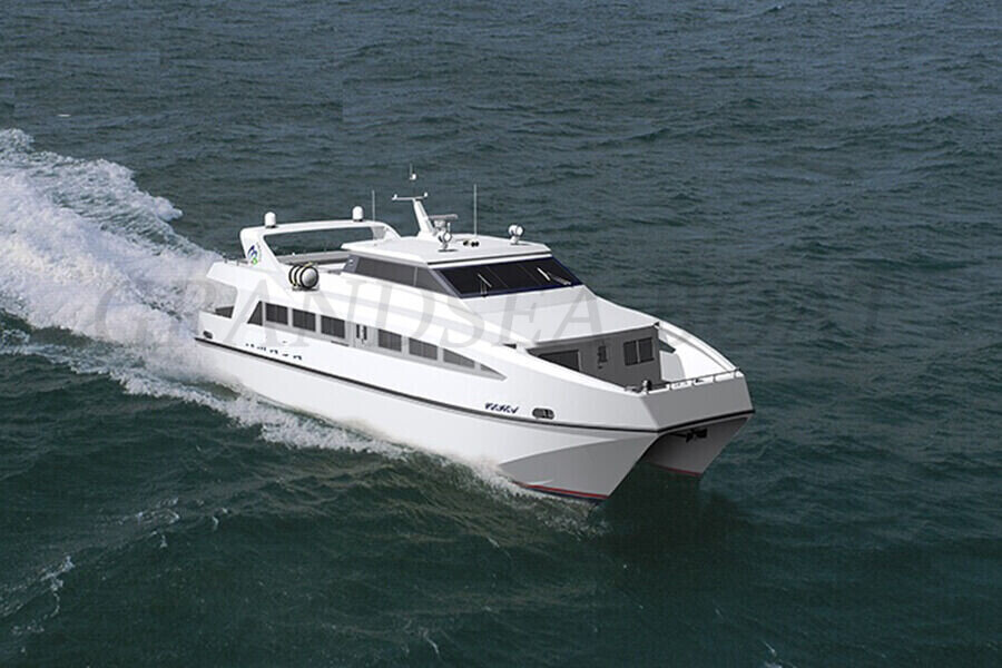 China 22.6m Aluminum Catamaran  150 Passenger Ferry Boat For Sale