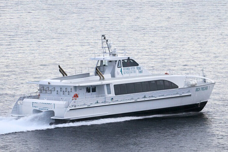 24m 110persons High Speed catamaran Aluminum Passenger Boat for Sale