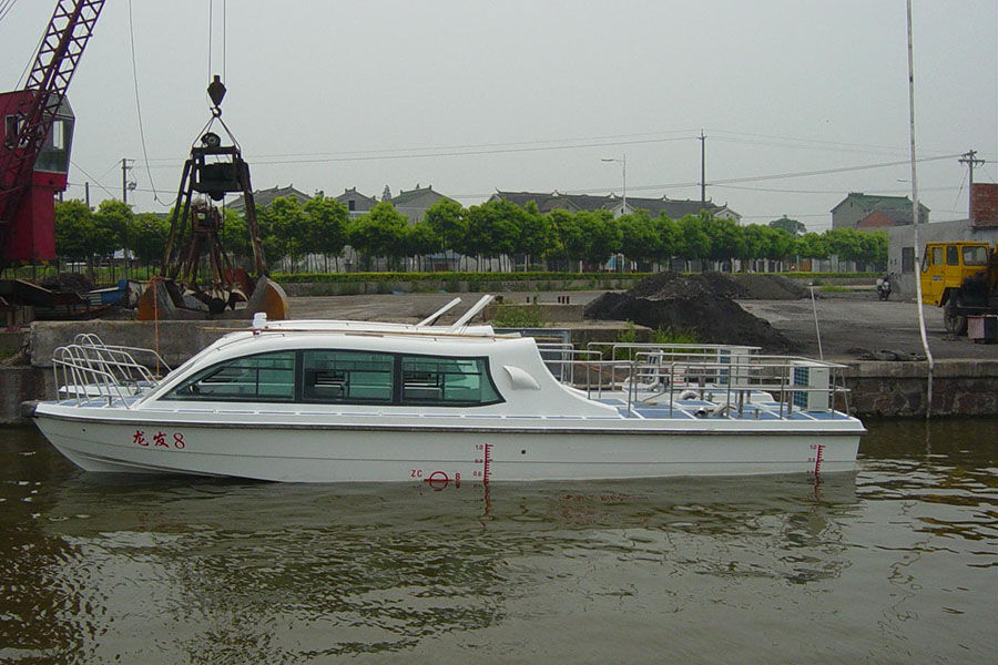 China 11.8m GRP 20 Passenger Inboard Diesel Engine Ferry Boat for Sale