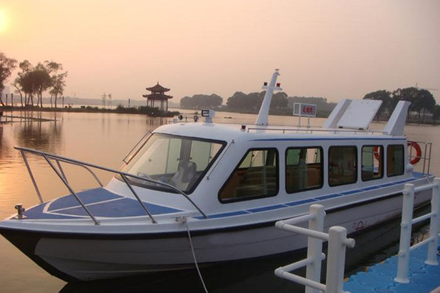 China 11.8m GRP 20 Passenger Inboard Diesel Engine Ferry Boat for Sale