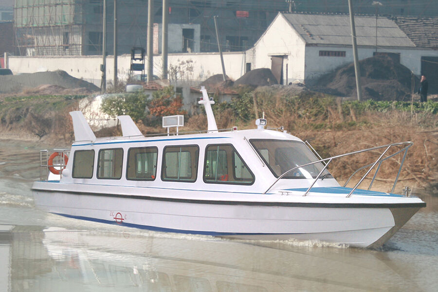 11.6m 30 Persons Fiberglass Speed Passenger Boats with Outboard Engines for Sale