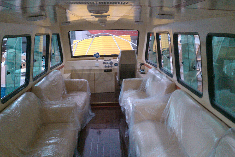 Grandsea 11.8m 30 Persons Fiberglass Speed Passenger Boats with Outboard Engines for Sale