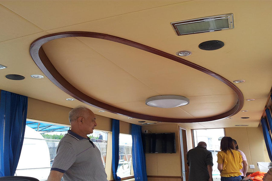 16.8m 40 persons fiberglass passenger crew boats for sale