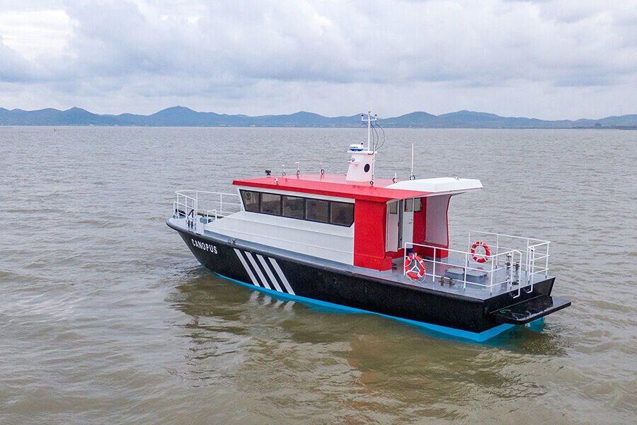 China 17m Steel Hull 40seater Passenger Crew Transfer Boat for Sale