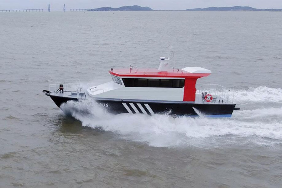 China 17m Steel Hull 40seater Passenger Crew Transfer Boat for Sale