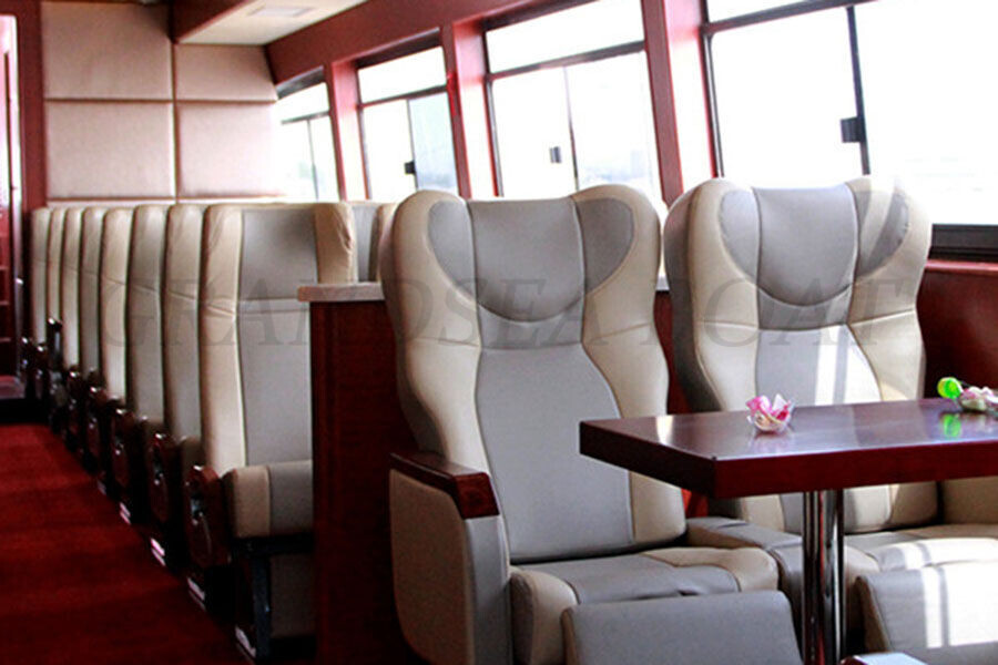 China 25m FRP Day Commercial 140 Passenger Ferry Boat for Sale