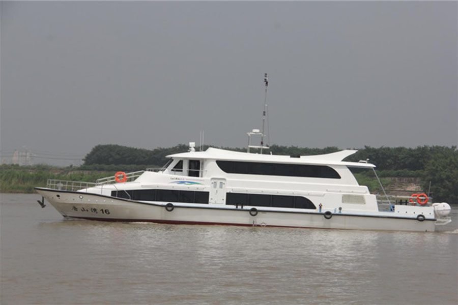 China 26m Steel Day Commercial 150 Passenger Ferry Boat for Sale