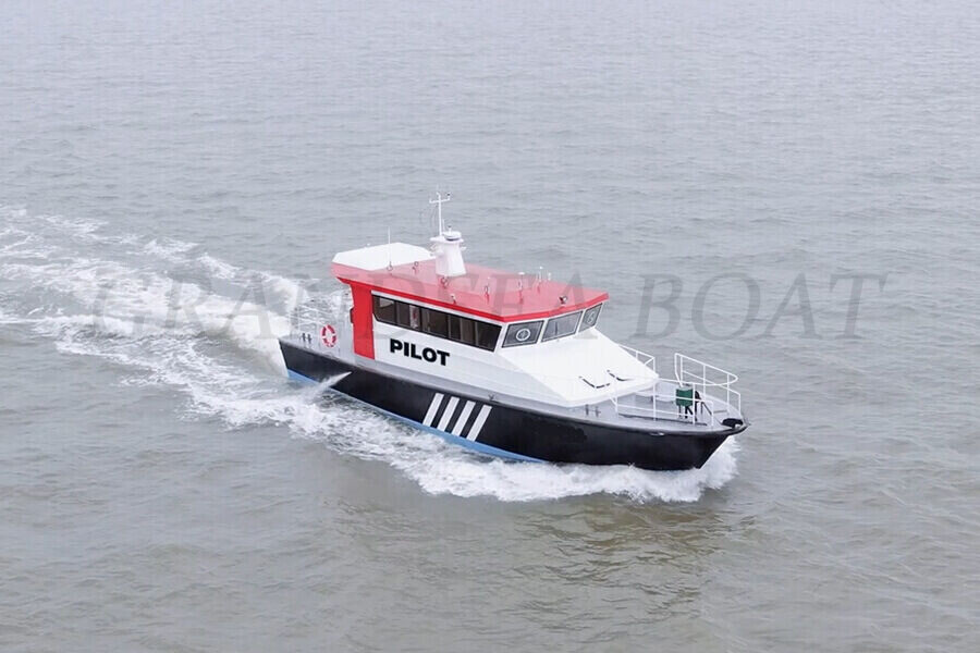 Grandsea 17m Steel Material Fast Marine Harbor Pilot Boat in Rough Seas for sale 