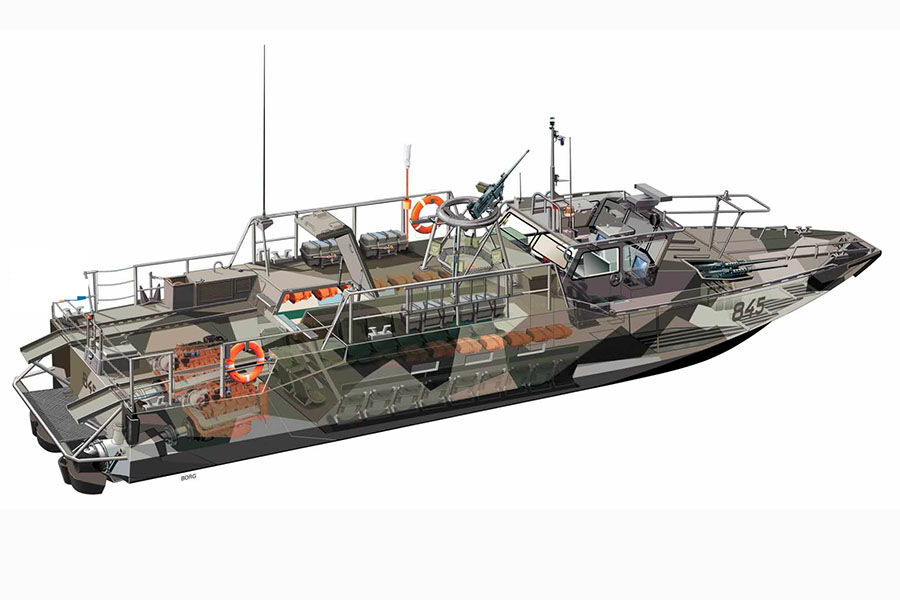 15m Aluminum High Speed Intercept And Assault Combat Boat for Sale