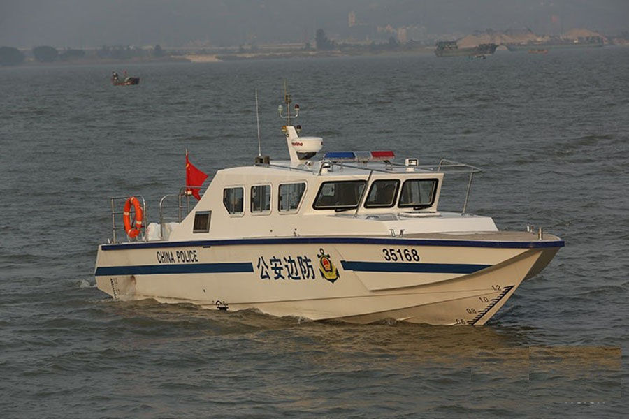 Grandsea 15m FRP Offshore Coast Guard Military Patrol Boat  Fast River Police Boat for sale