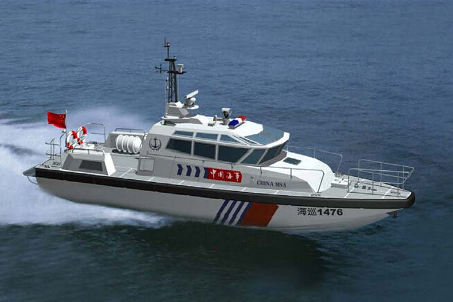 15m FRP Marine Diesel Inboard Coast Guard Patrol Boat for Sale