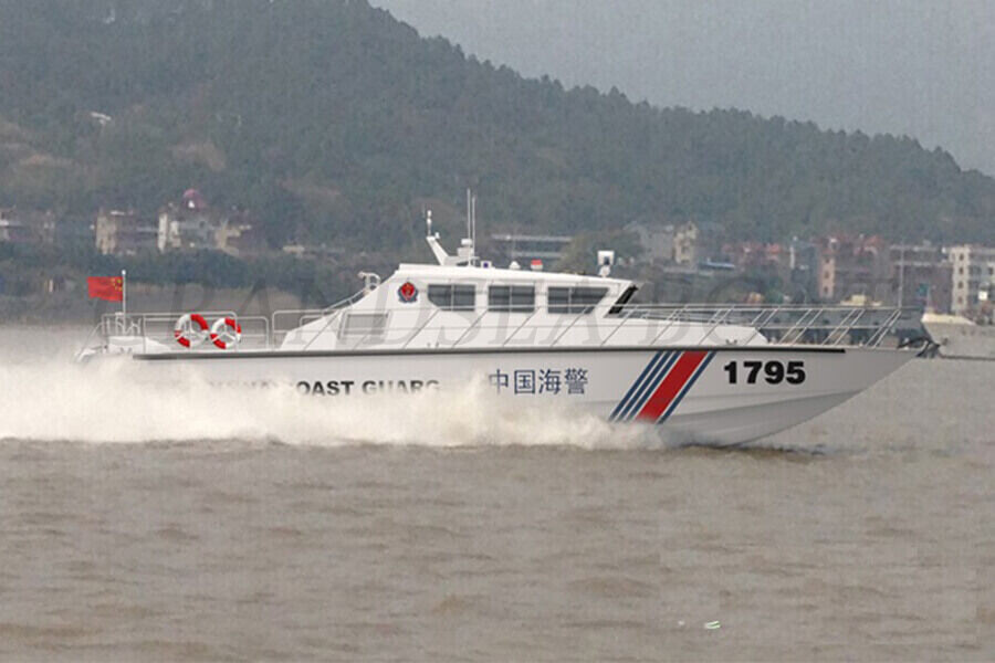17m Fiberglass Fast Coast Guard  Patrol Boat for Sale