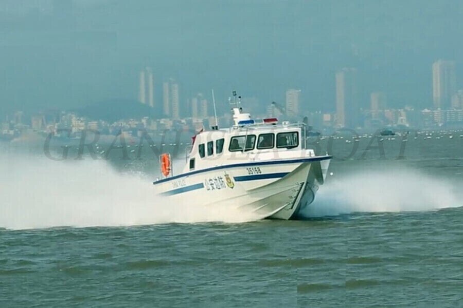 17m Fiberglass Fast Coast Guard  Patrol Boat for Sale