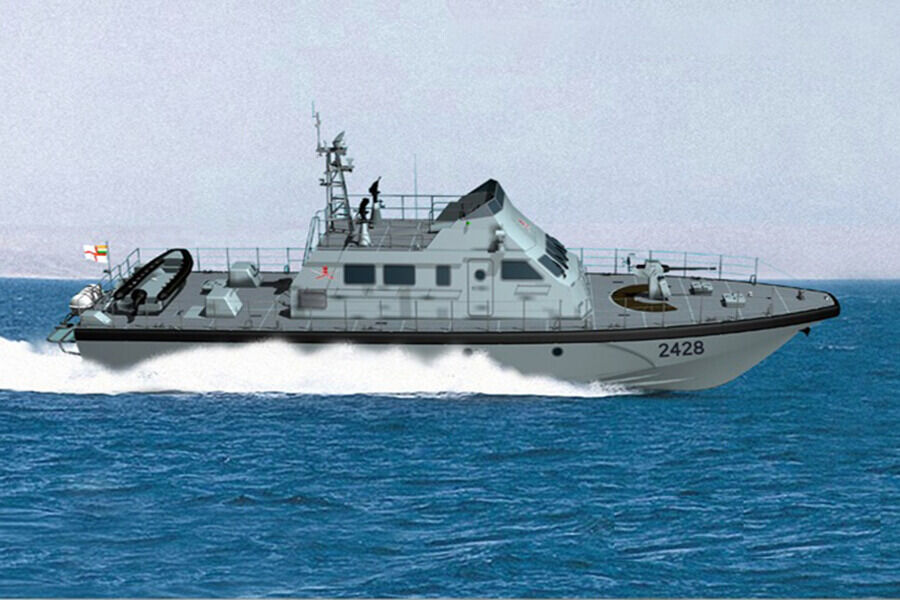 Grandsea 25m 40knots FRP Offshore Navy Mililtary Patrol Boat for Sale