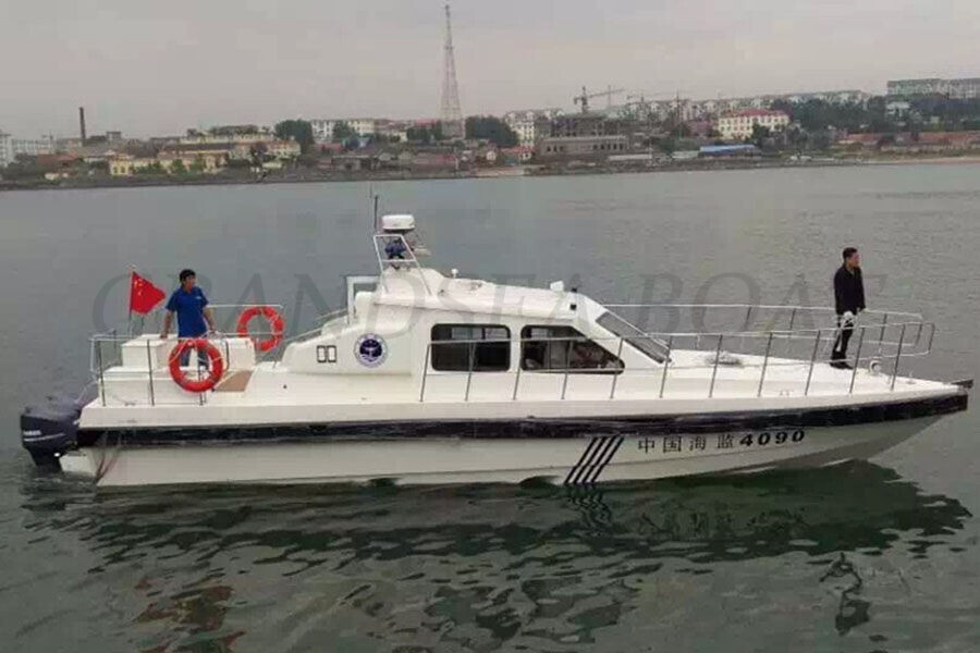 45ft High Speed Coast Guard Fiberglass Patrol Boat for Sale