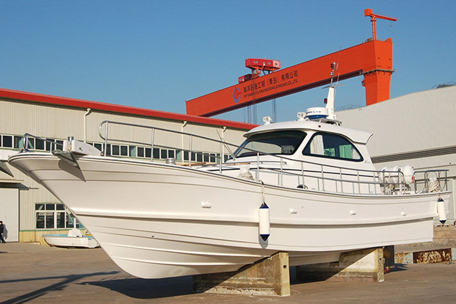 Grandsea 14m Fiberglass Pleasure Fishing and Longline Fishing Boat for sale