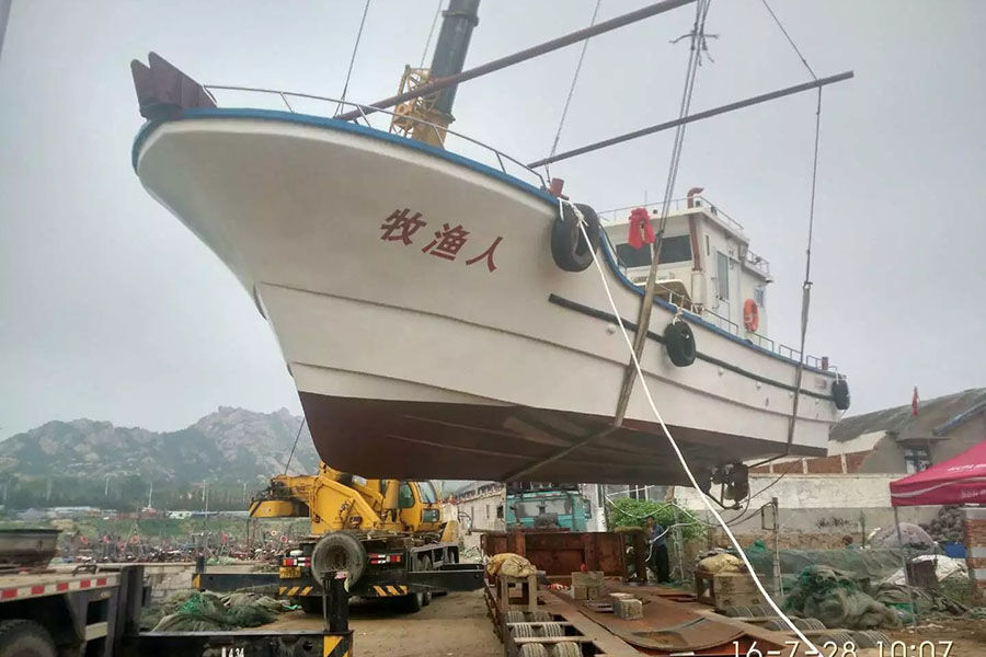 Grandsea 17.3m Fiberglass Offshore Commercial Trawler Fishing Boat for sale