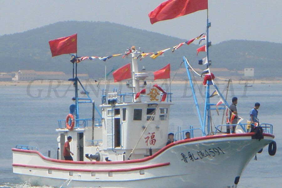 Grandsea 17.3m Fiberglass Offshore Commercial Trawler Fishing Boat for sale
