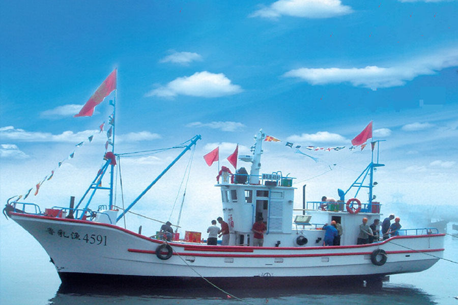 Grandsea 17.3m Fiberglass Offshore Commercial Trawler Fishing Boat for sale