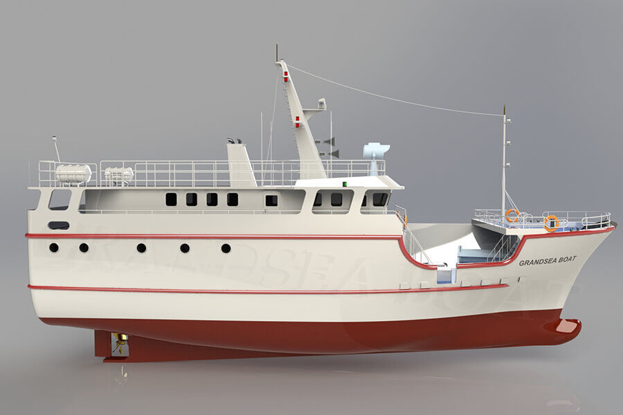 Grandsea 26m FRP Commercial Longline Fishing Boat for sale