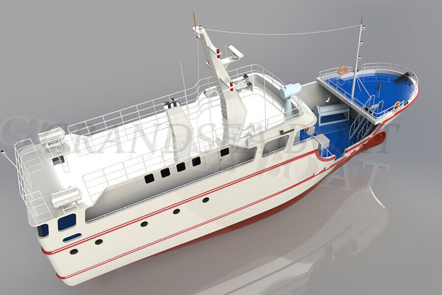 Grandsea 26m FRP Commercial Longline Fishing Boat for sale