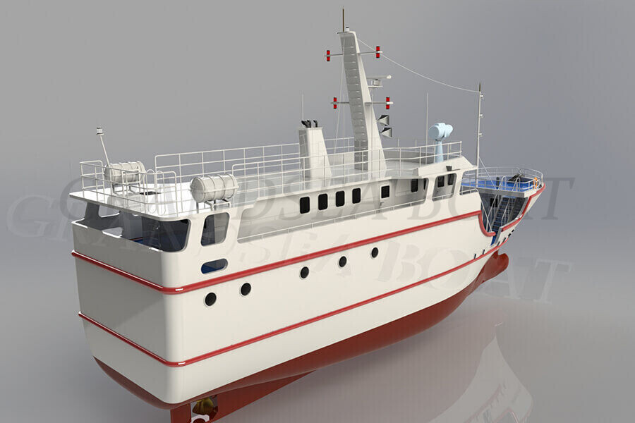 Grandsea 26m FRP Commercial Longline Fishing Boat for sale