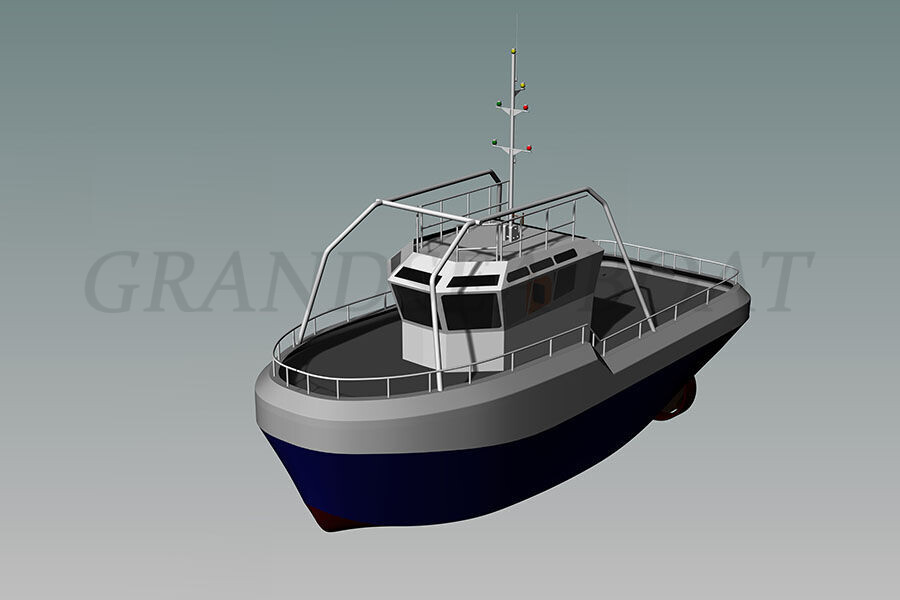 Grandsea Offshore Use 16m 1600hp Steel Tug Boat for Sale