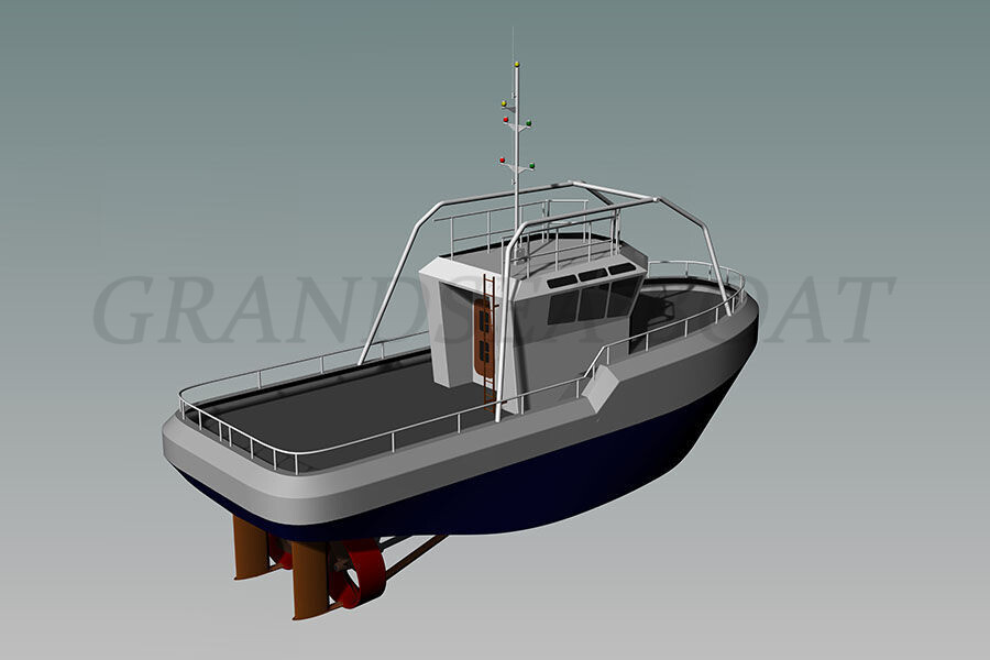 Grandsea Offshore Use 16m 1600hp Steel Tug Boat for Sale
