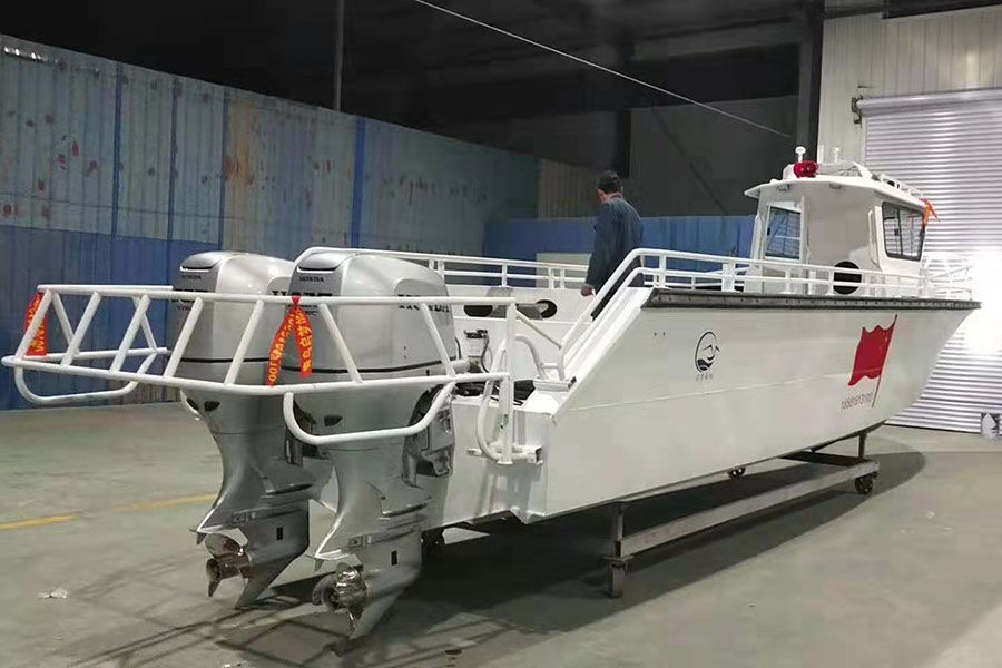 32ft Aluminum Sea Farming Use Aquaculture Work Boat for Sale