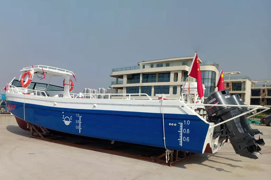 11m/36ft Aluminum Aquaculture Supply Use China Work Boat for Sale