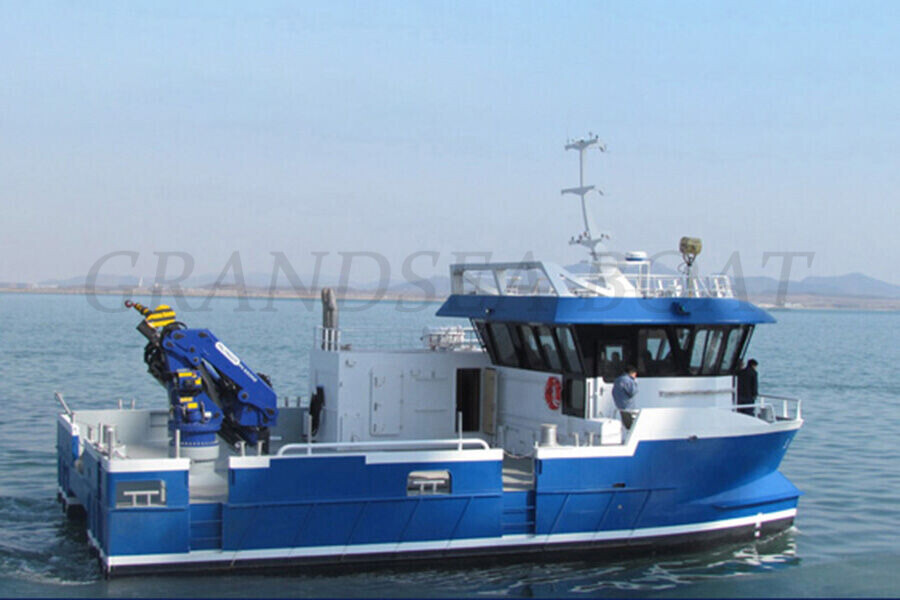 15m Aluminum Catamaran Work And Utility Boat for Sale